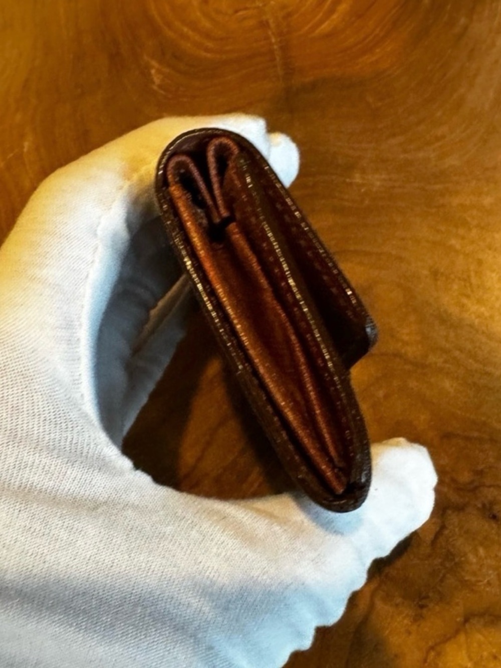 Louis Vuitton Monogram Porte
Monnaie Plat Coin Purse Wallet
Brown/vintage 2001 - Picture 3 of 14